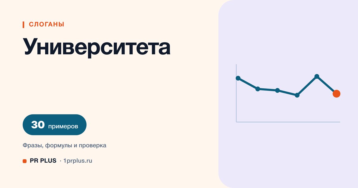 ТОП-30 слоганов для университета